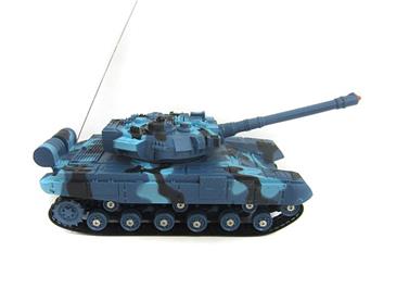 Fjernstyret IR 40MHz Battle Tank, Blå-3
