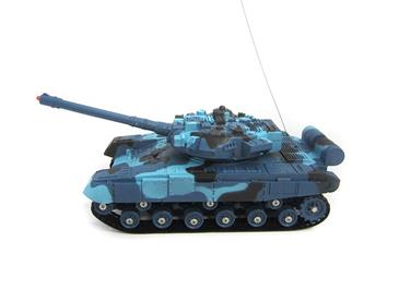 Fjernstyret IR 40MHz Battle Tank, Blå-4