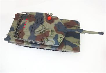 Fjernstyret Tank Desert 27MHz, IR Kamp tank-2