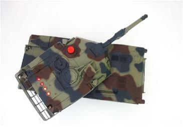 Fjernstyret Tank Desert 27MHz, IR Kamp tank-4