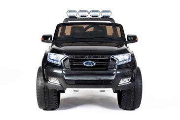 Ford Ranger F650 4x4 12v Sort m/4x12V + Gummihjul + fjernb-2