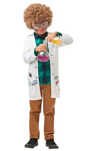 Gal Videnskabsmand udklædningsjakke til børn