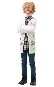 Gal Videnskabsmand udklædningsjakke til børn (9 - 10 år)-2