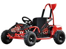 GoKart Mini EL Brushless 800W 48V sort, MegaLeg