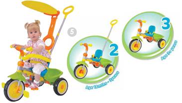 Grow and Go 3-hjulet cykel 3i1-2