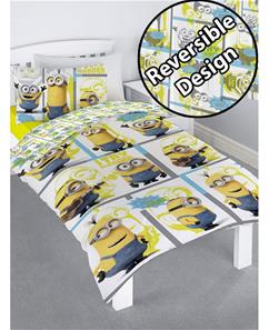 Grusomme Mig / Minions Sengetøj 2i1 Design