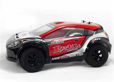  HSP 1:18 4WD EP Sport Rally Racing 2.4G, Rød-2