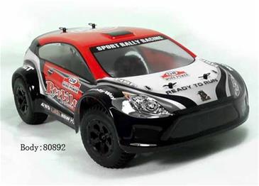  HSP 1:18 4WD EP Sport Rally Racing 2.4G, Rød-3