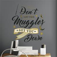 Harry Potter MUGGLES QUOTE Wallstickers