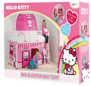 Hello Kitty Telt og Baldakin til Halvhøj Køjeseng (190cm)-8