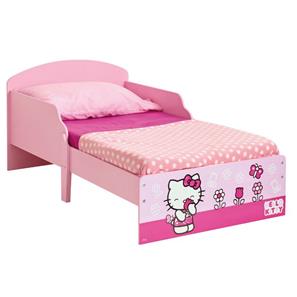 Hello Kitty Træ Junior børneseng v2 (140cm)-2