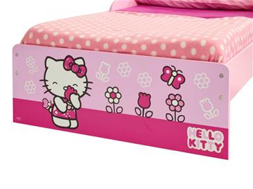 Hello Kitty Træ Junior børneseng v2 (140cm)-3