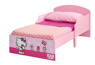 Hello Kitty Træ Junior børneseng v2 (140cm)-4