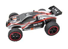 High Speed Fjernstyret Truggy 1:18 2.4G, Sort/Rød