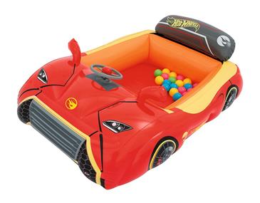 Hot Wheels Sportsbil boldebassin med 25 bolde