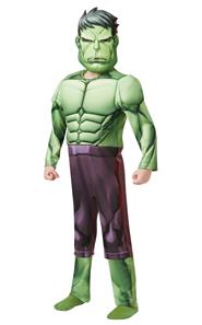 Hulk Deluxe Børne Udklædningstøj (3-9 år)