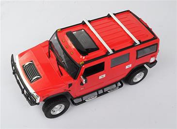 Hummer H2 Fjernstyret 1:14 Grøn/Sort-5