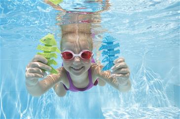 Hydro-Swim DYKKERFISK Undervandslegetøj (3 stk)-3