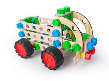 Junior Træ 3-i-1 Konstruktionsbyggesæt - Lastbil-2