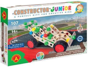 Junior Træ 3-i-1 Konstruktionsbyggesæt - Sportsbil