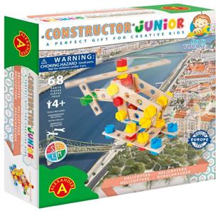 Junior Træ Konstruktionsbyggesæt - Helikopter