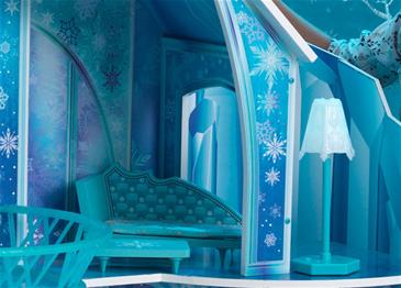 KidKraft Disney Frost Snowflake Mansion Dukkehus m/møbler-3