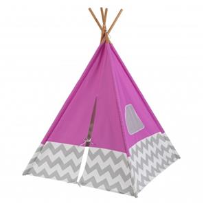 KidKraft Indianertelt Tipi Lyserød-3