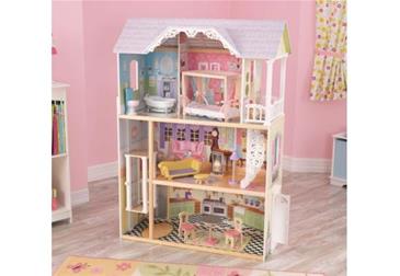  KidKraft Kaylee Træ Dukkehus m/møbler-3