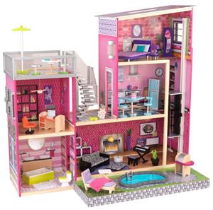  KidKraft Luxury Uptown Mansion Dukkehus m/møbler