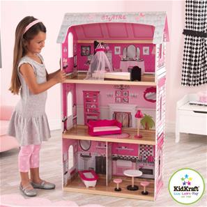  KidKraft Pink Paradise Dukkehus m/møbler