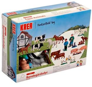 Krea Bondegårdsdyr 22 stk