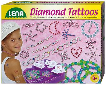 Lena tatoveringer ''Diamant'' til børn, stor
