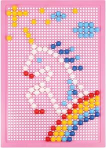 Lena Mosaic Perlesæt 200 stk. 10mm, Pink-6