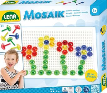 Lena Mosaik Perlesæt 80 stk. 15mm