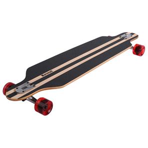 Longboard 41 ''DROP TROUGH RACE'' Skateboard m/LED Lys, SAT-11