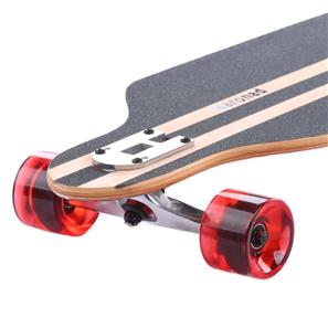 Longboard 41 ''DROP TROUGH RACE'' Skateboard m/LED Lys, SAT-14