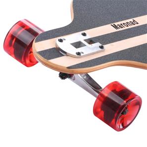 Longboard 41 ''DROP TROUGH RACE'' Skateboard m/LED Lys, SAT-9