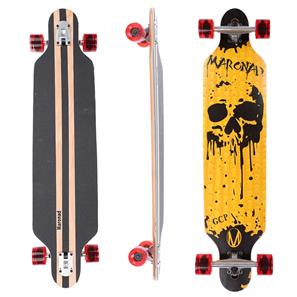 Longboard 41 ''DROP TROUGH RACE'' Streetsurfer Skateboard DRIPPING SCULL