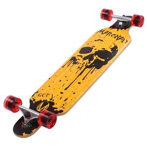 Longboard 41 ''DROP TROUGH RACE'' Streetsurfer Skateboard DRIPPING SCULL-2