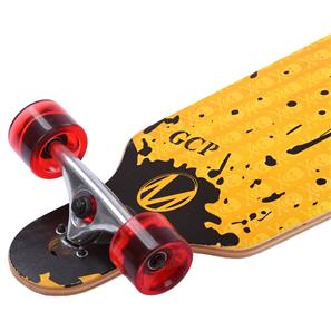 Longboard 41 ''DROP TROUGH RACE'' Streetsurfer Skateboard DRIPPING SCULL-5