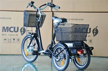 MCU EL-Cykel Trehjulet m/3 gear, Sort-2