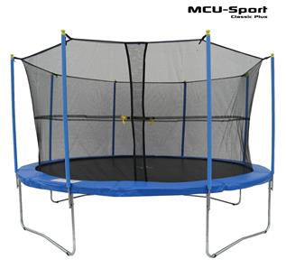 MCU-Sport Classic Plus 4,3m Trampolin + Sikkerhedsnet