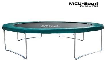 MCU-Sport Pro-line 3,7m Grøn Trampolin V3.0