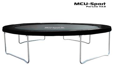 MCU-Sport Pro-line 3,7m Sort Trampolin V3.0