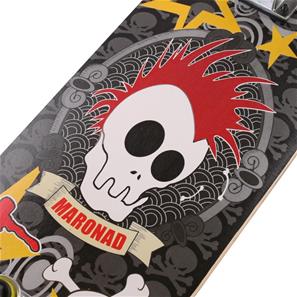 Maronad Ahorn Skull Skateboard-4