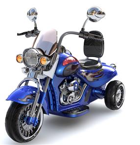 MegaLeg Chopper Motorcykel Blå (2xmotor)