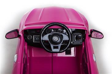 Mercedes S63 AMG til Børn 12V m/2.4G fjernbetjening og Gummihjul Pink-11