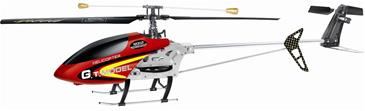 Metal Fjernstyret Helikopter Single Rotor 2.4G 3.5 Kanals 75CM