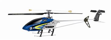 Metal Fjernstyret Helikopter Single Rotor 2.4G 3.5 Kanals 75CM-3