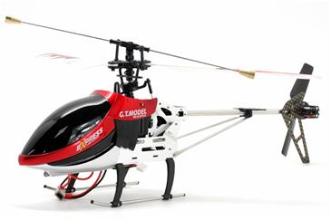 Metal Fjernstyret Helikopter Single Rotor 2.4G 4 Kanals
